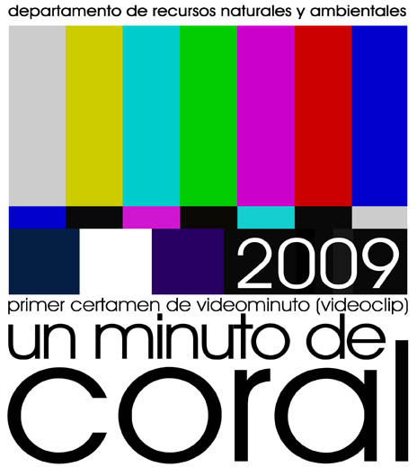 Logo Certamen Un Minuto de Coral