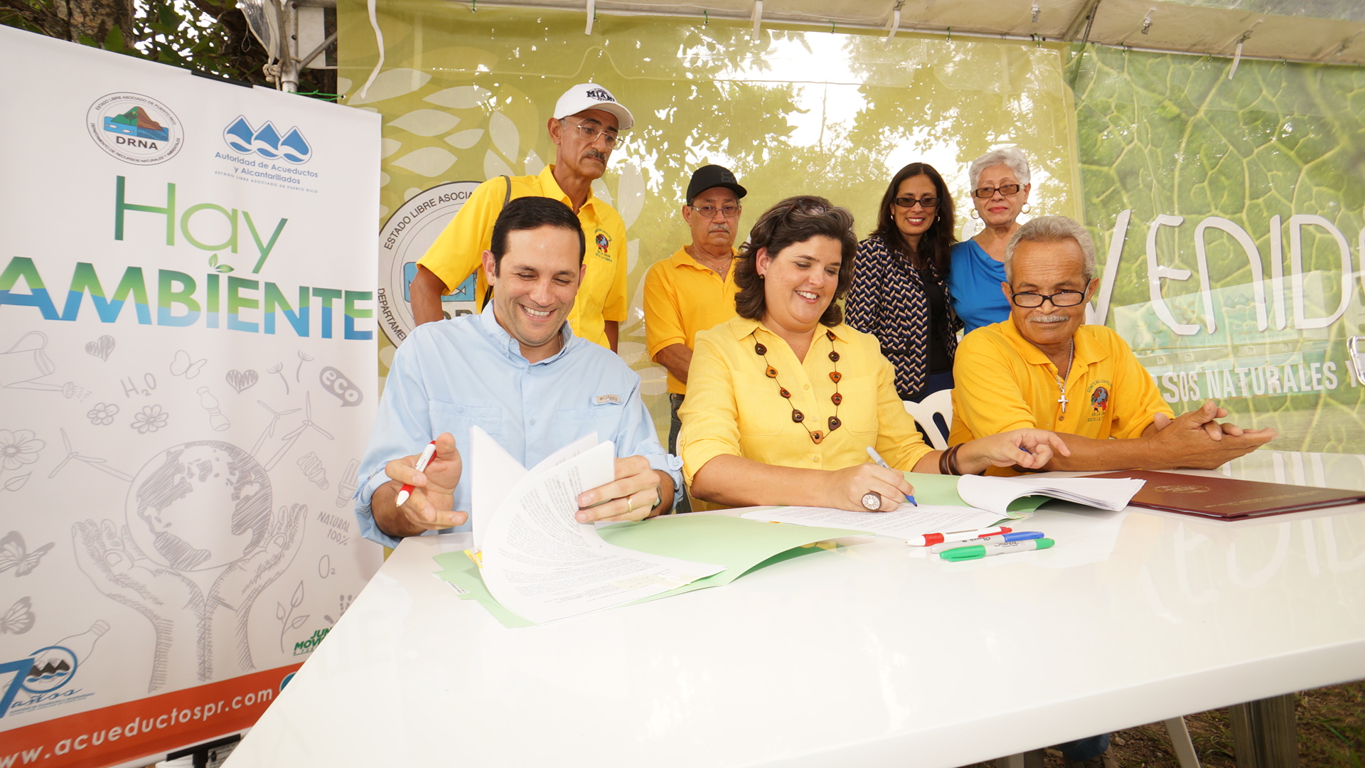 Firman acuerdo Bosque urbano Los Filtros Guaynabo