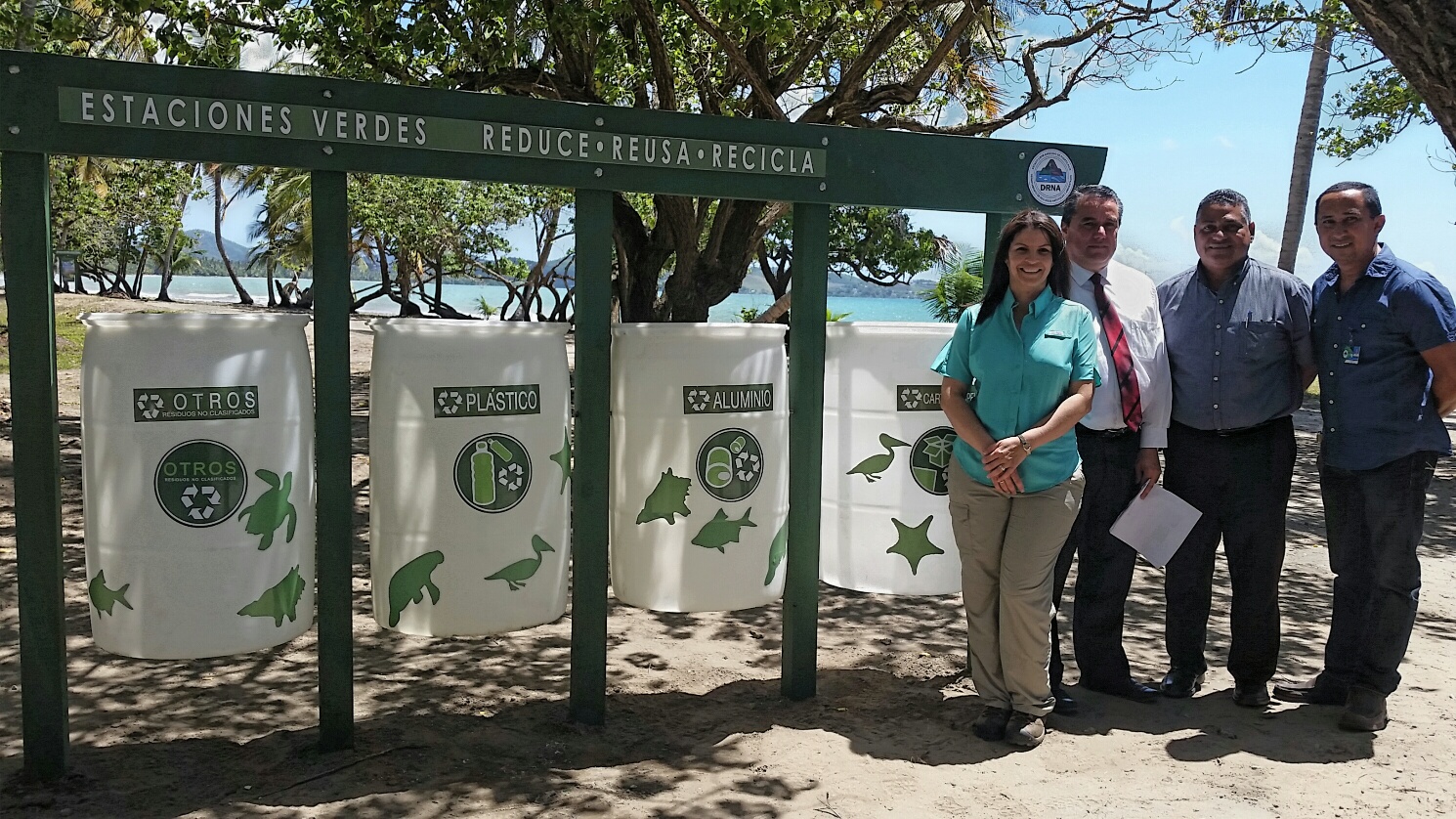 Inauguración estaciones verdes Humacao