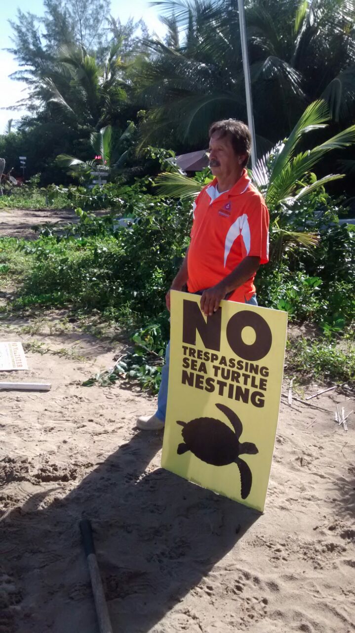 Voluntarios protegen nido