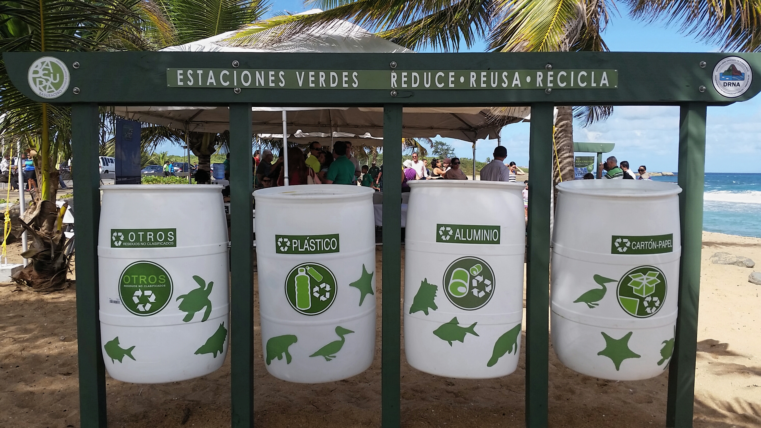 Pocita de Piñones se convierte en la primera playa Basura Cero con Estaciones Verdes